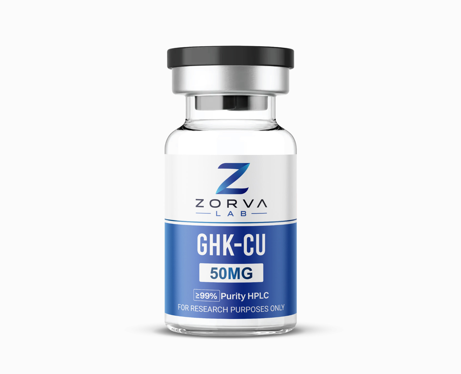 GHK-Cu research peptide vial